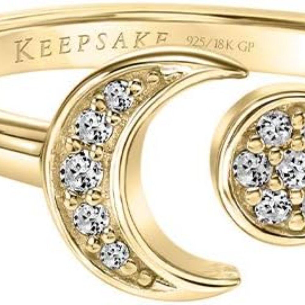 Moon Sun Star Diamond Stackable Open Ring For Wom… - image 5